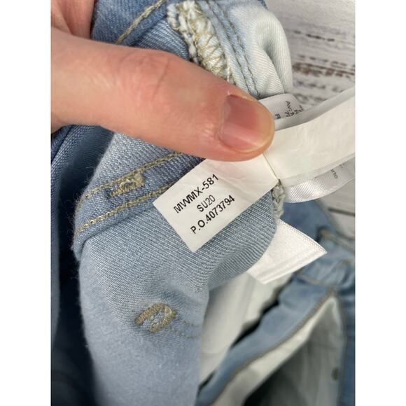 Madewell 9” Mid Rise Skinny Crop Jeans 32 Light Wash Stretch Soft Basic Normcore - Picture 11 of 11